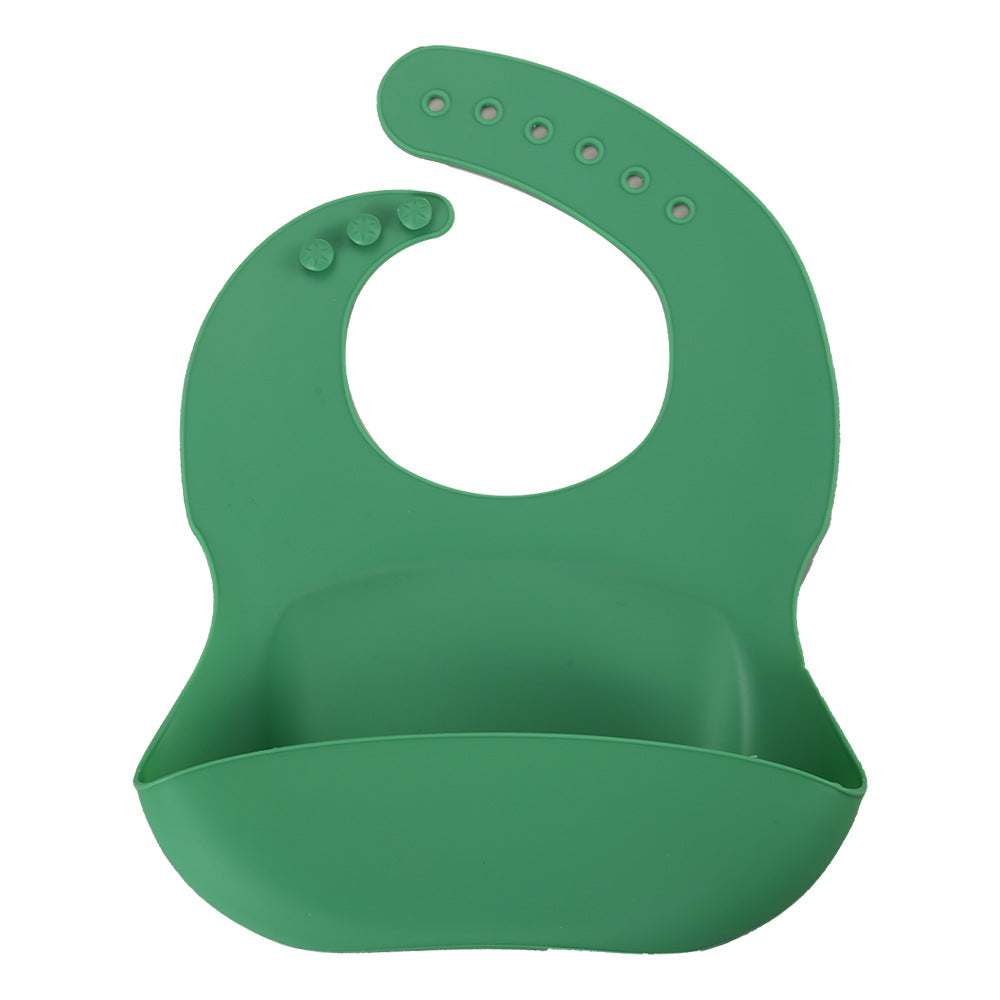Babero de Silicona para Bebés - Impermeable y Fácil de Limpiar