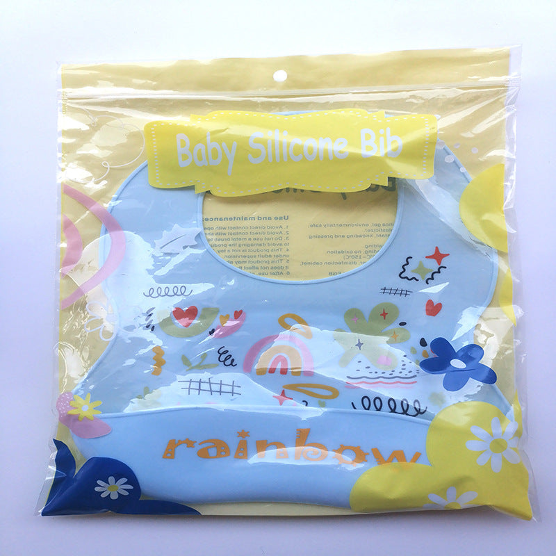 Babero de Silicona para Bebés - Impermeable y Fácil de Limpiar