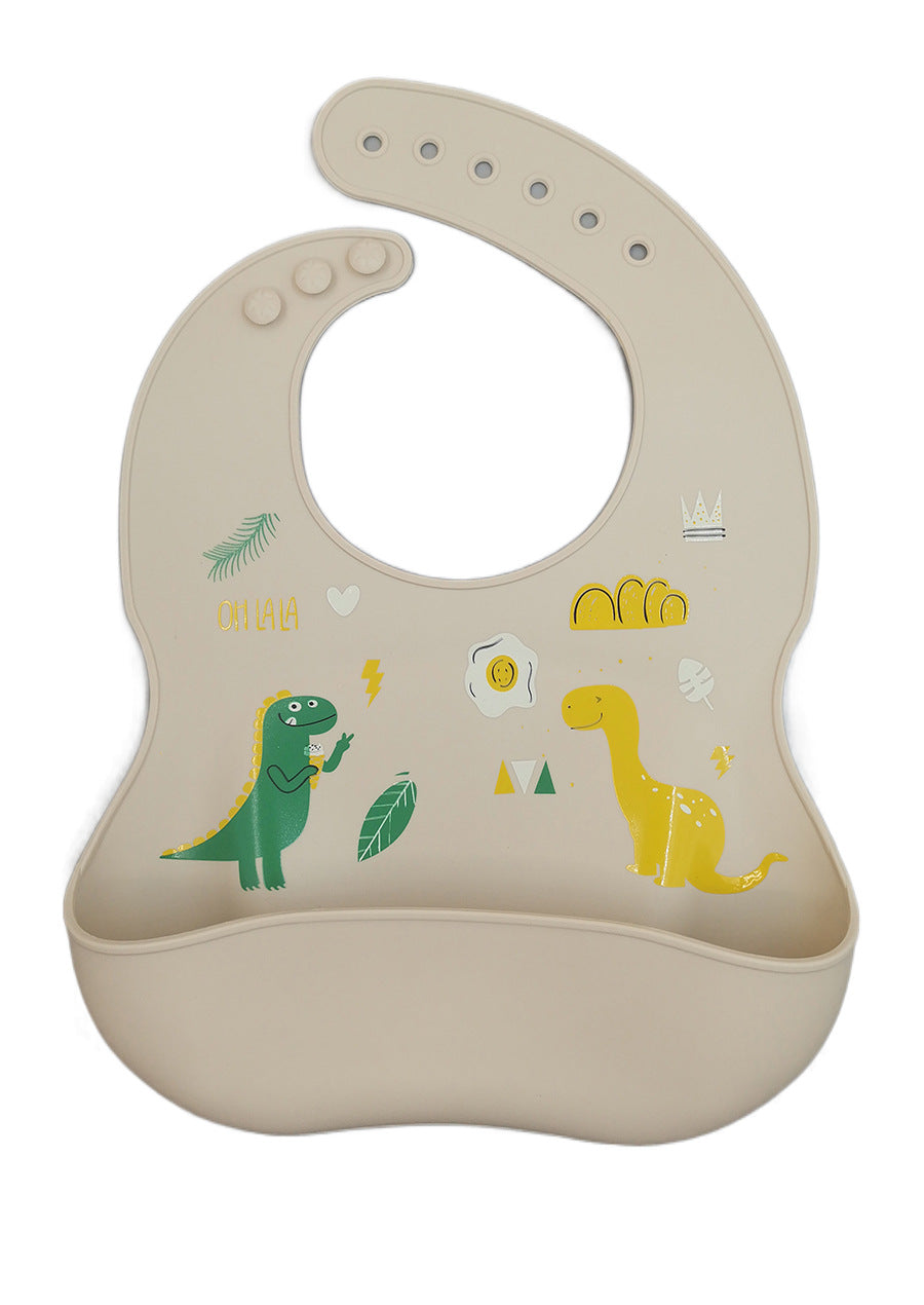 Babero de Silicona para Bebés - Impermeable y Fácil de Limpiar