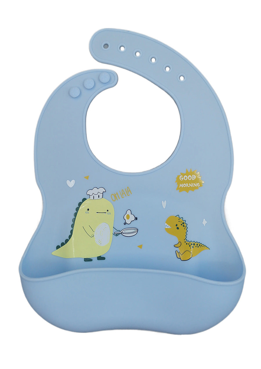 Babero de Silicona para Bebés - Impermeable y Fácil de Limpiar