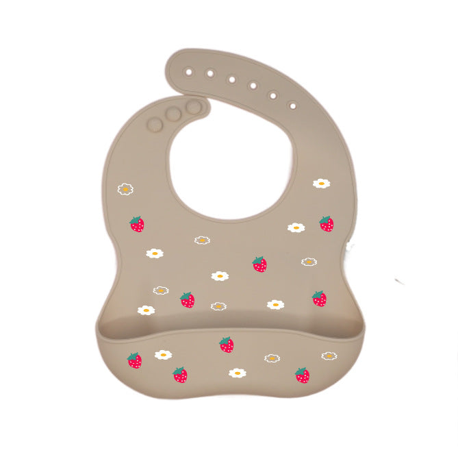 Babero de Silicona para Bebés - Impermeable y Fácil de Limpiar