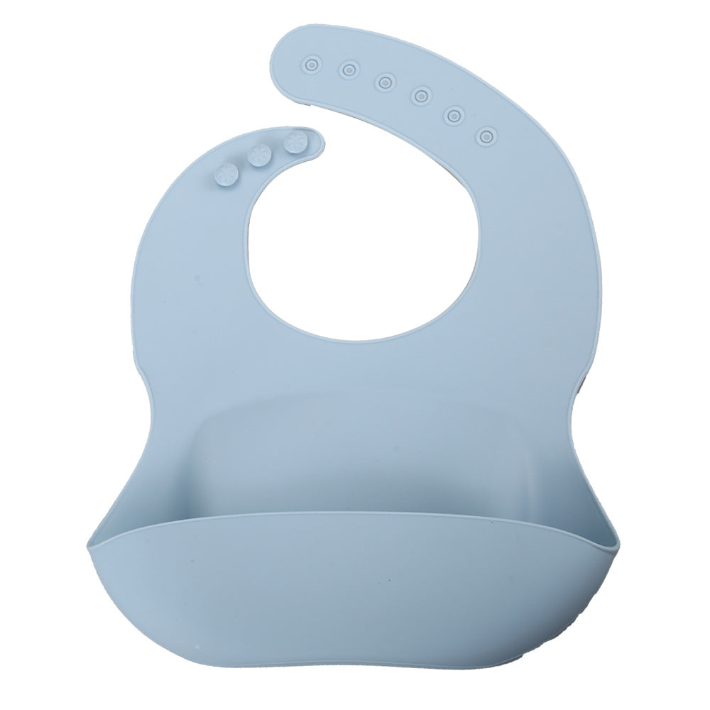 Babero de Silicona para Bebés - Impermeable y Fácil de Limpiar