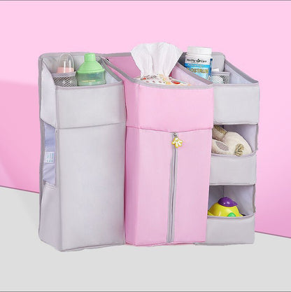 Bolsa de Almacenamiento Colgante Universal para Cuna de Bebé para Esenciales