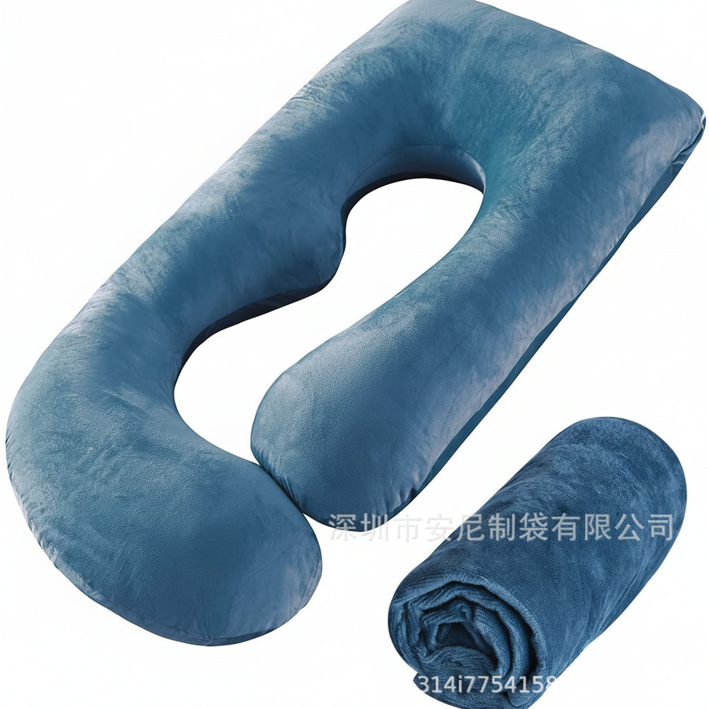Almohada Ergonómica J para Embarazo y Lactancia