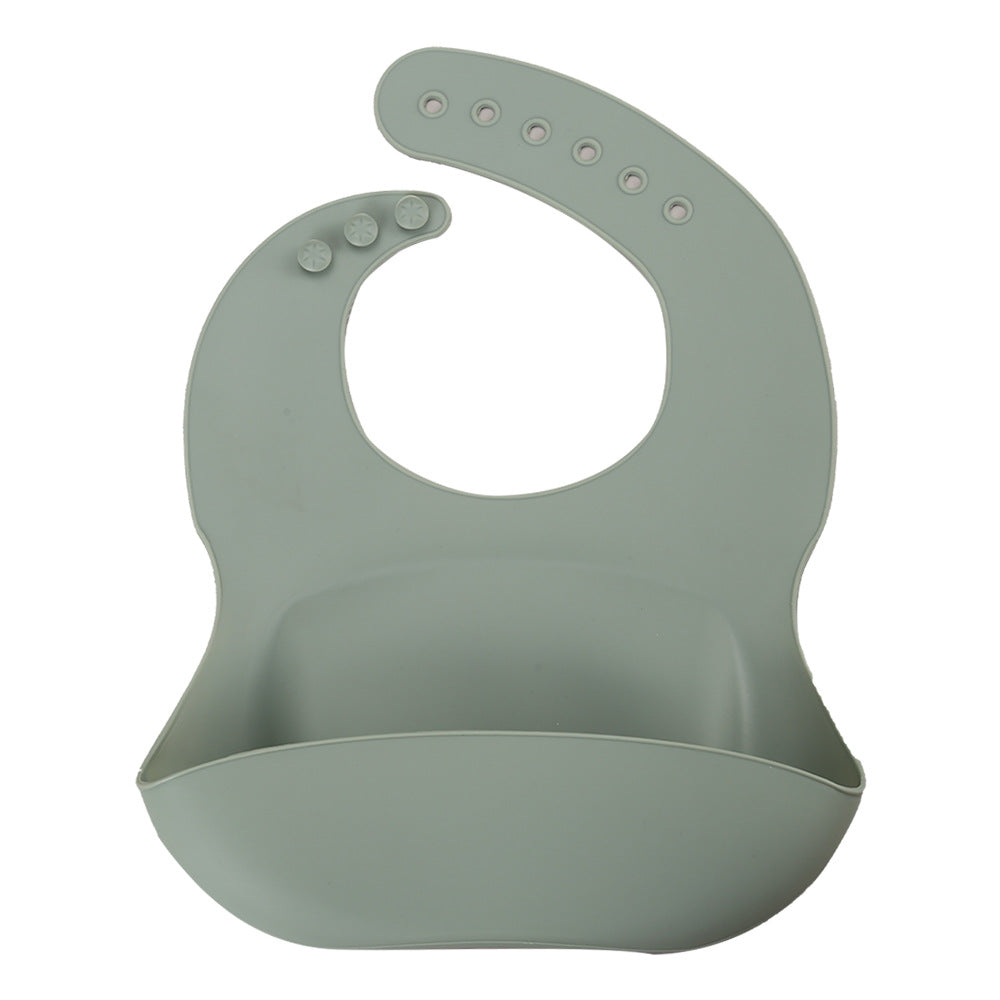 Babero de Silicona para Bebés - Impermeable y Fácil de Limpiar