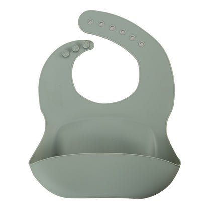 Babero de Silicona para Bebés - Impermeable y Fácil de Limpiar