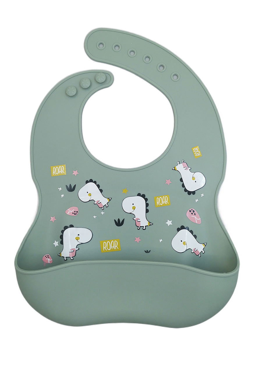 Babero de Silicona para Bebés - Impermeable y Fácil de Limpiar