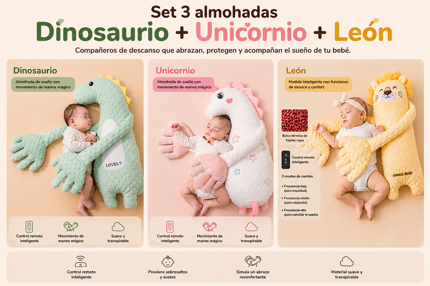 Almohada de Sueño con Compañía