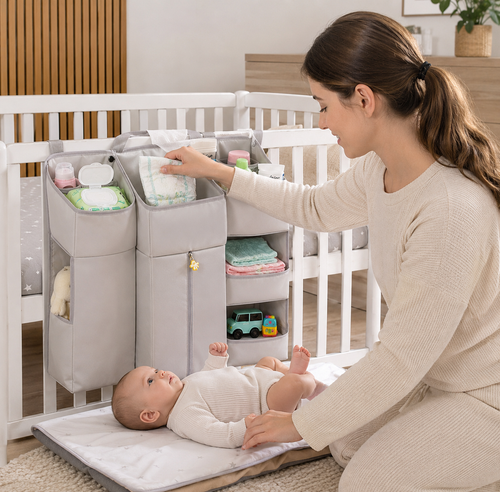 Organizador Colgante Premium para Cuna