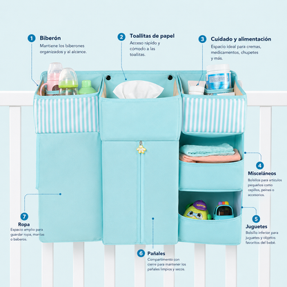 Organizador Colgante Premium para Cuna