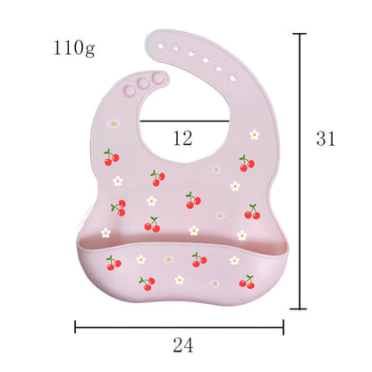 Babero de Silicona para Bebés - Impermeable y Fácil de Limpiar