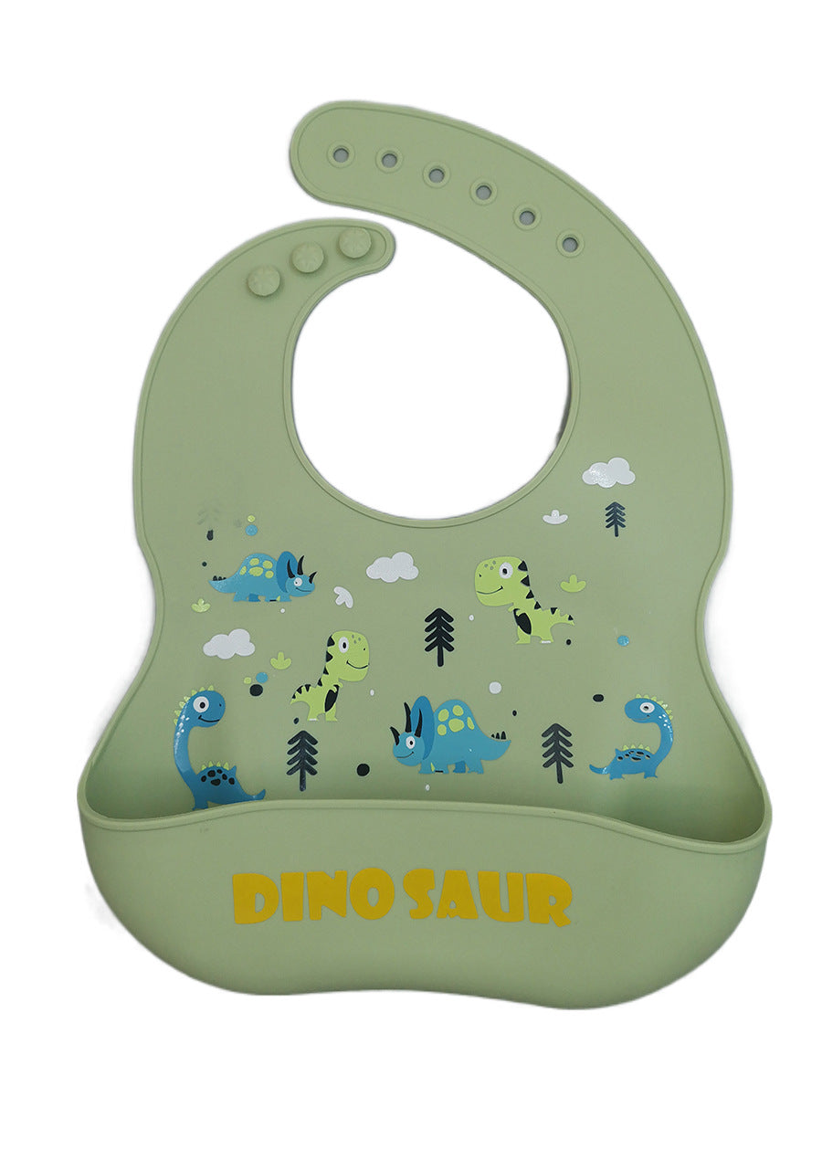 Babero de Silicona para Bebés - Impermeable y Fácil de Limpiar
