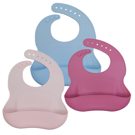 Babero de Silicona para Bebés - Impermeable y Fácil de Limpiar